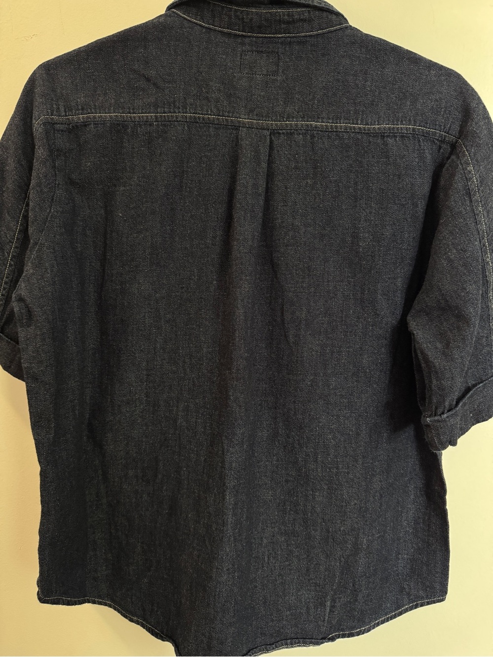 AG Adriano Goldschmied Dark Blue Denim Shirt - Picture 3 of 3
